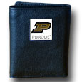 Purdue Boilermakers Leather Tri-fold Wallet